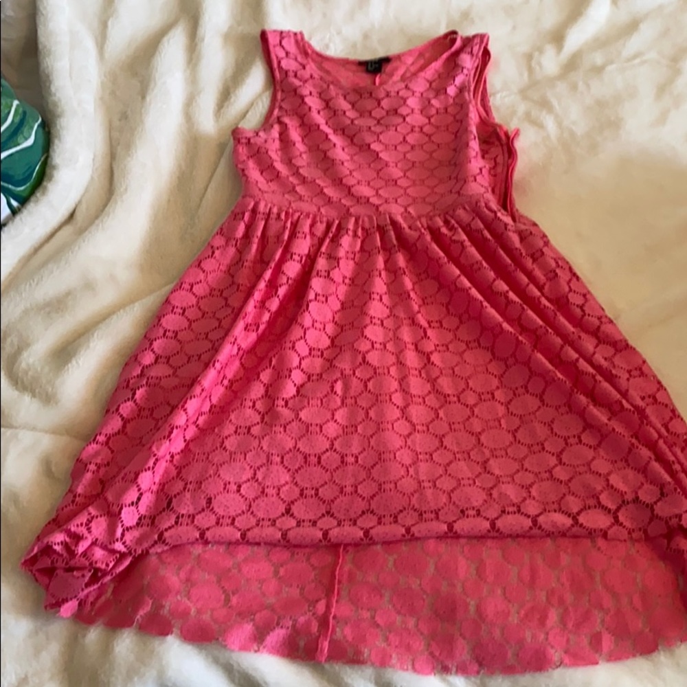 Hot pink dress